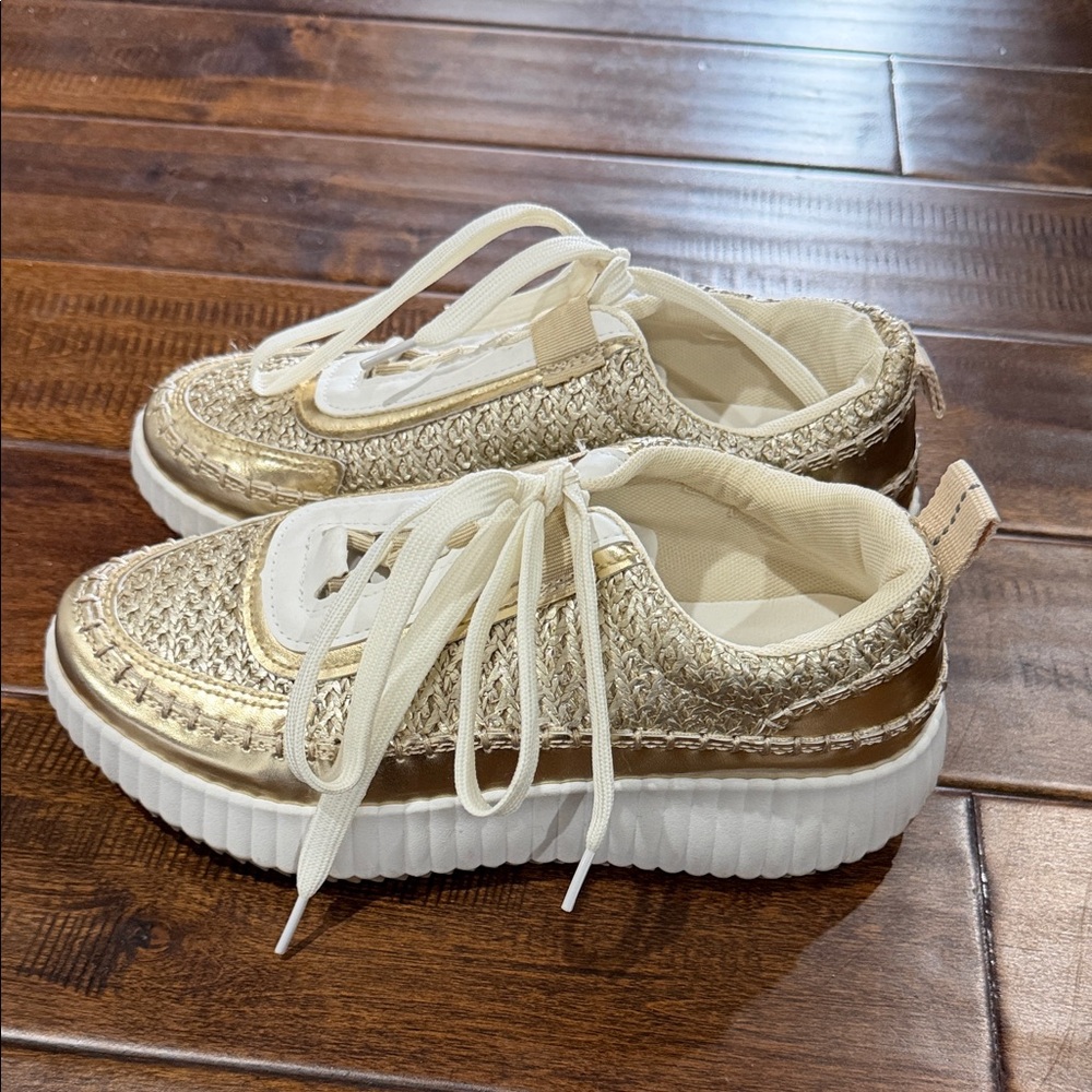 Gold Women's Sneakers